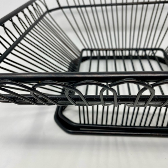 Black Metal Fruit Basket with Hook - Picture 6 of 10